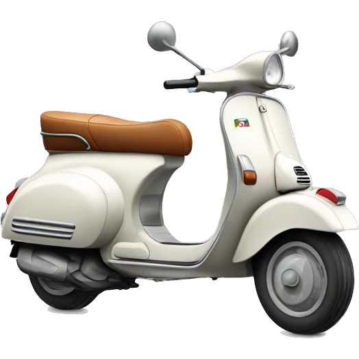 Italian Vespa motorcycle  emoji