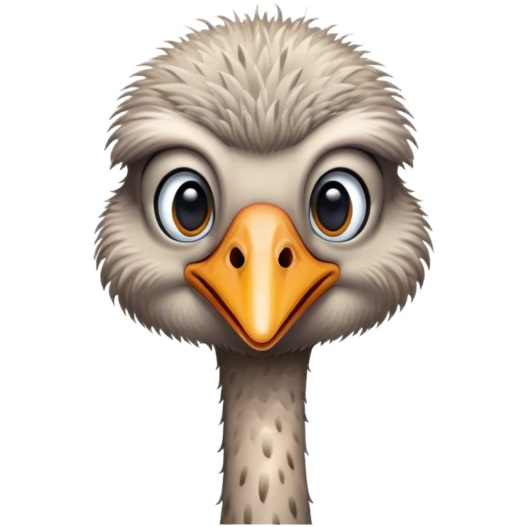 Ostrich emoji