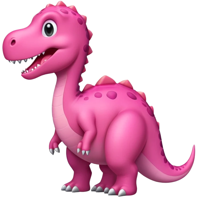pink dinosaur  emoji