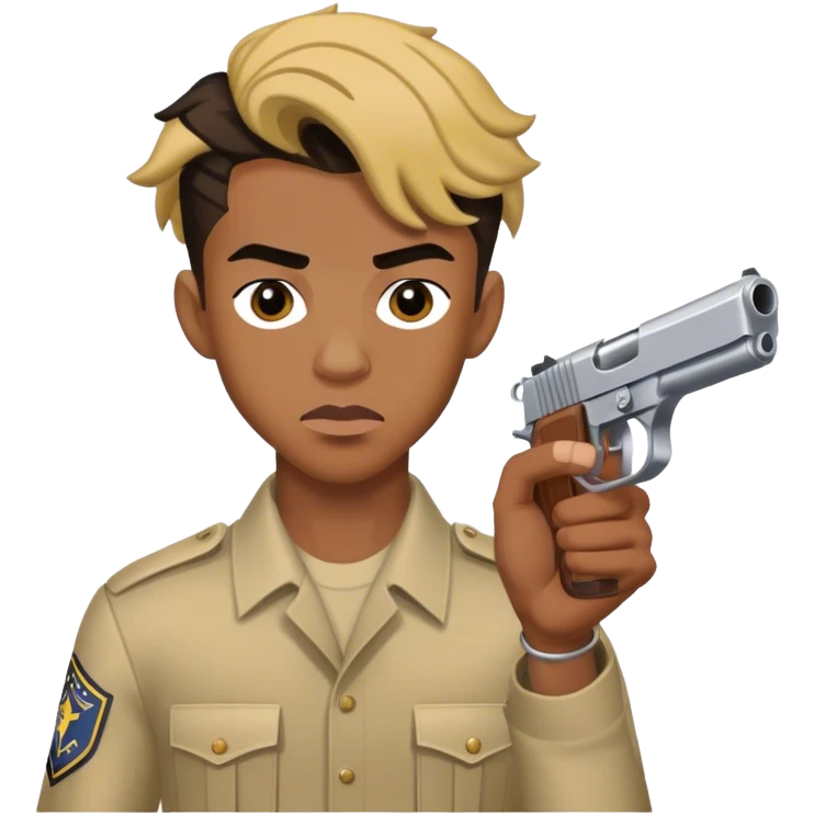 ja morant from the nba holding a high caliber handgun emoji
