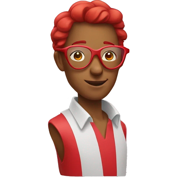 Red heart glasses  emoji