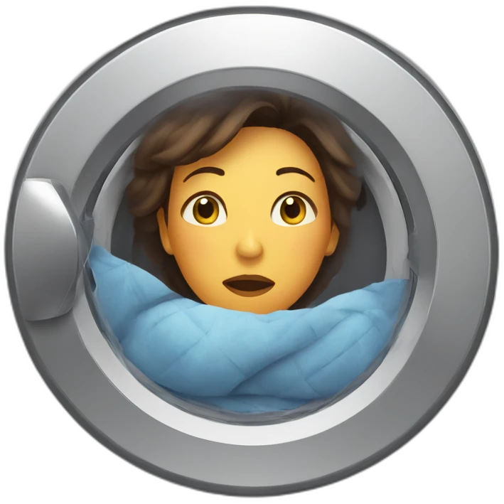Mom stuck in dryer emoji