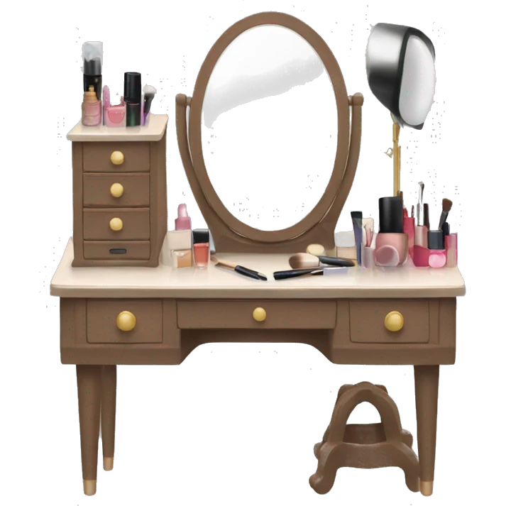 Makeup vanity emoji