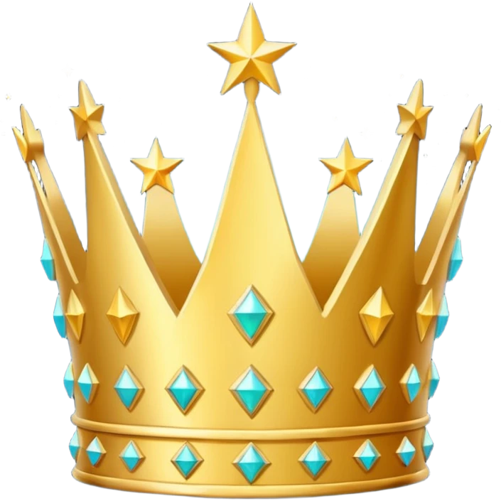 celestial crown with stars emoji