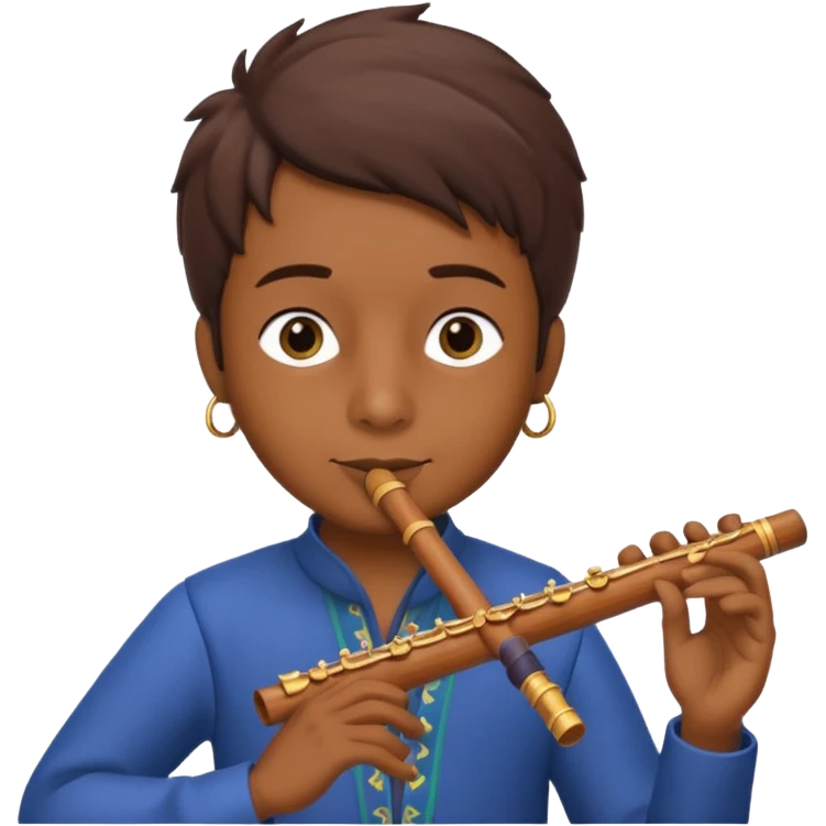 Krishan flute emoji