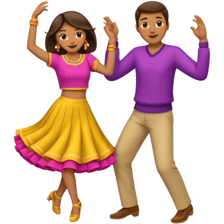 Couple dance in emoji emoji