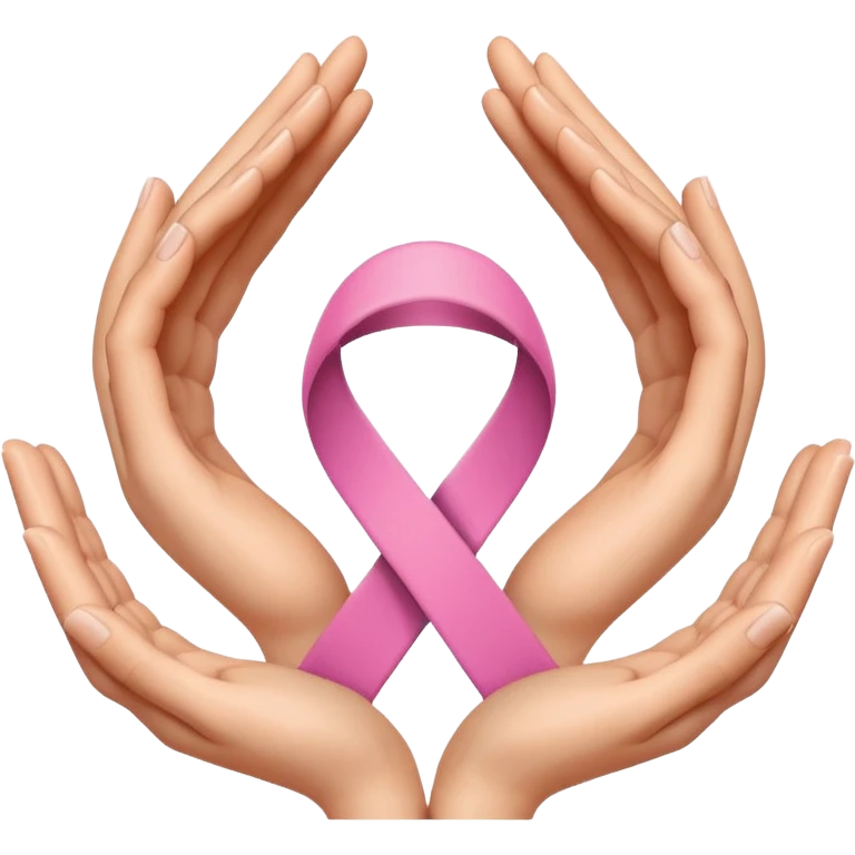 I want a black World Cancer Day logo emoji emoji