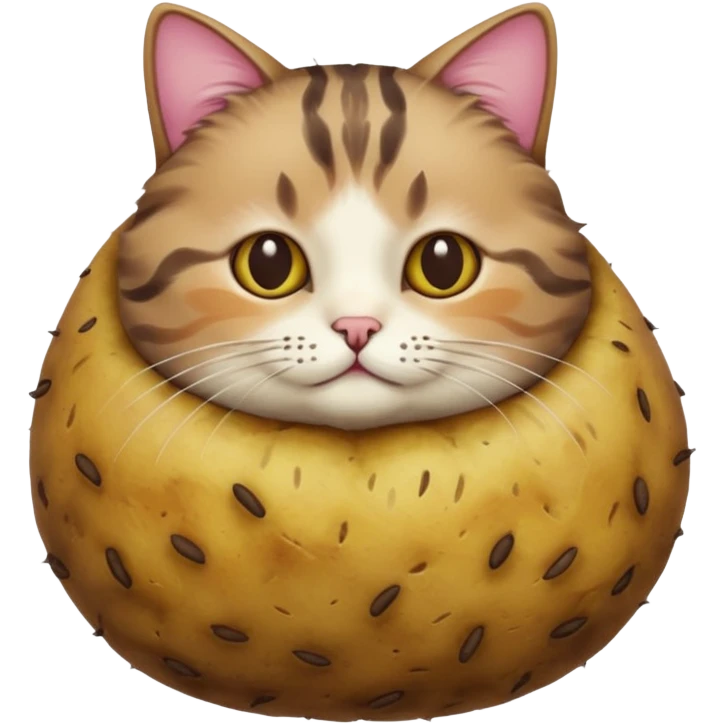 cat as a porato emoji