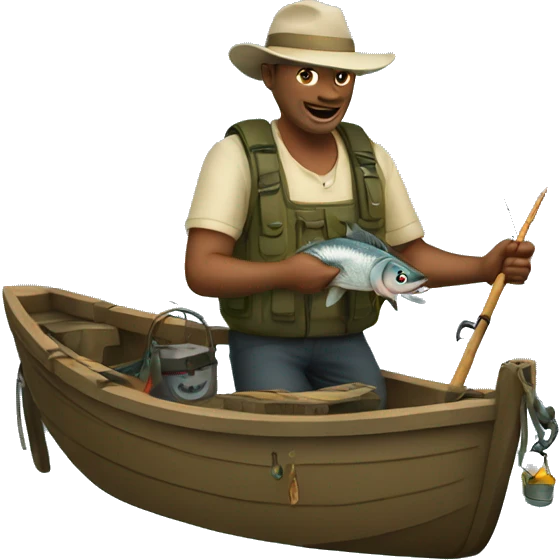 Fishing emoji