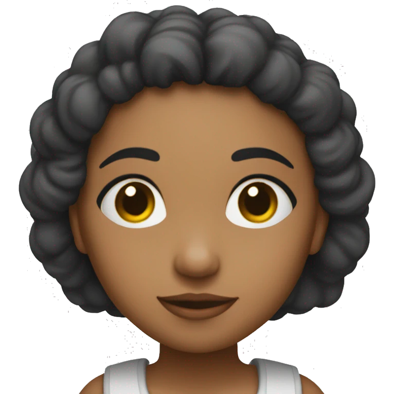 Boneca segurando Laço na mão  emoji