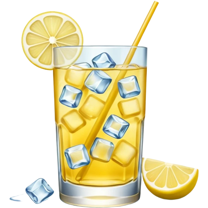 Spritz St-Germain avec citron et glaçons emoji