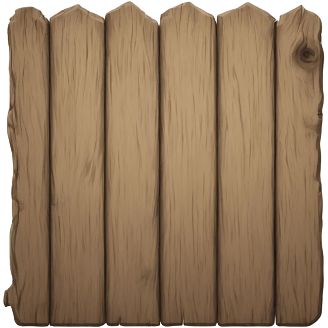 wooden sign emoji