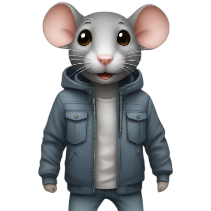 Rat sur un humain emoji