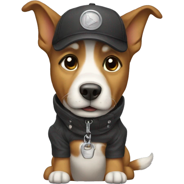 Dog in boots emoji