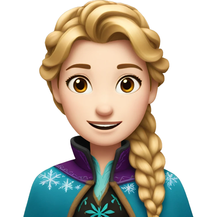 anna from frozen emoji