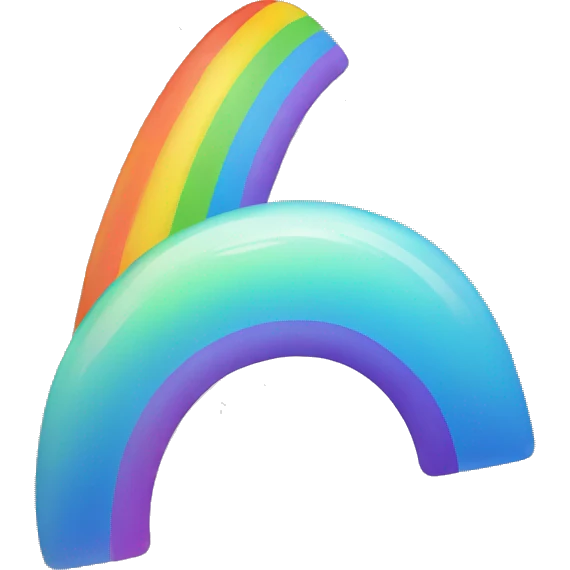 rainbow ticked emoji