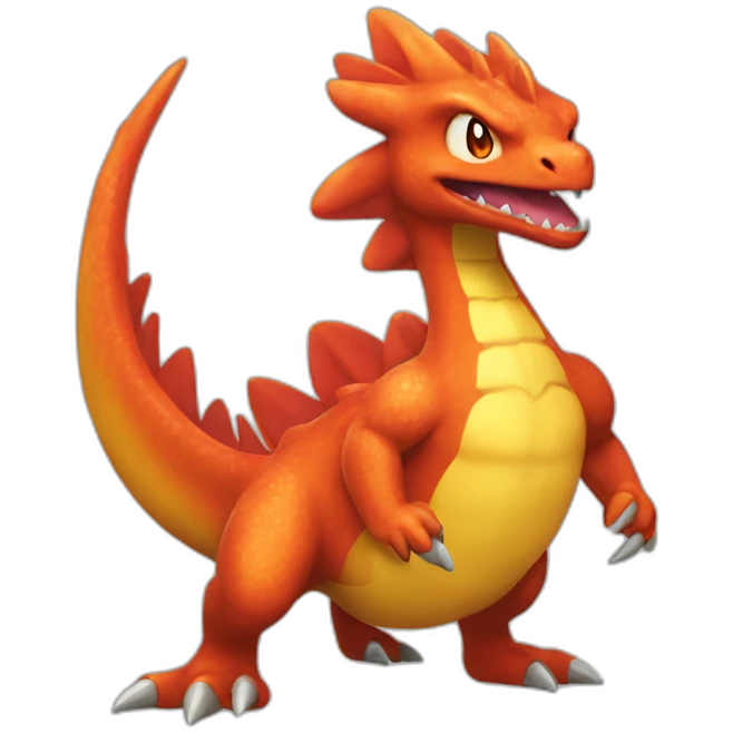 Dracaufeu pokémon emoji
