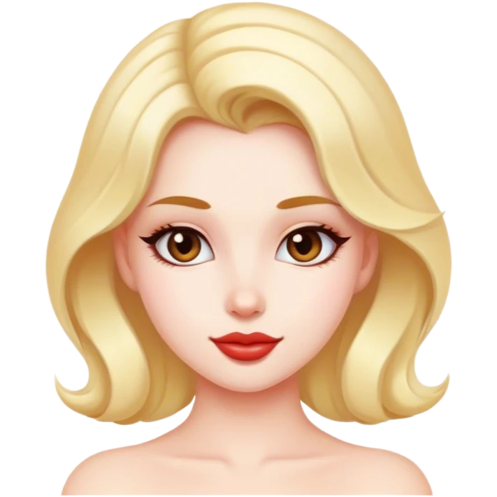 Coquette girl emoji