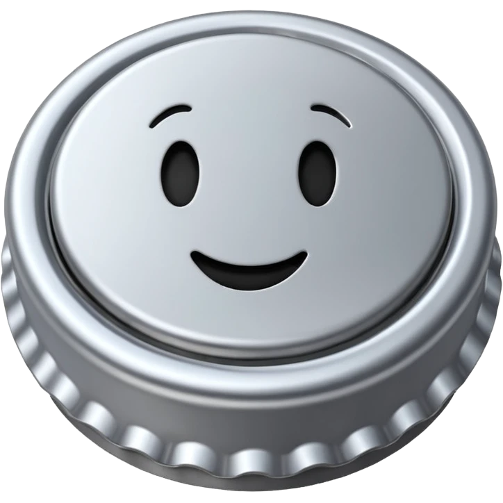 Bottle cap in ass emoji