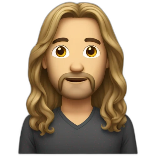Long hair man emoji