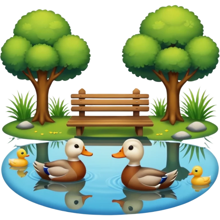 Duck pond emoji