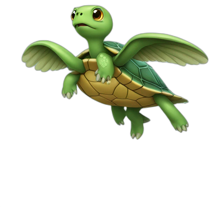 turtle with wings emoji