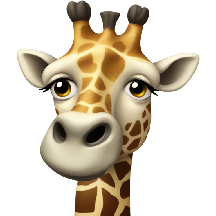 🗿face giraffe emoji