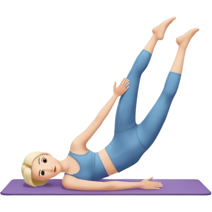 Pilates teaser emoji