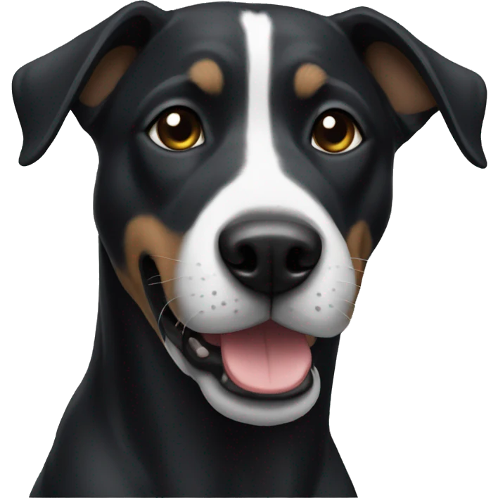 Perro negro emoji