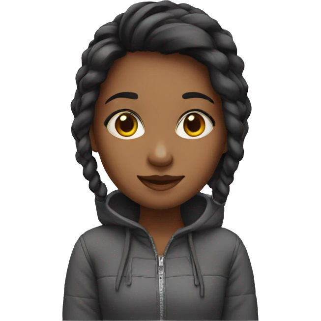 A girl emoji