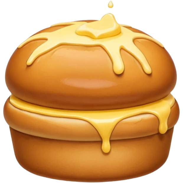 bun with butter emoji