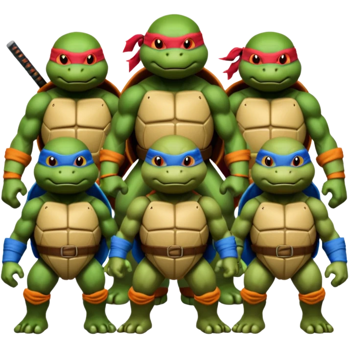 
Teenage Mutant Ninja Turtles (1987) characters emoji
