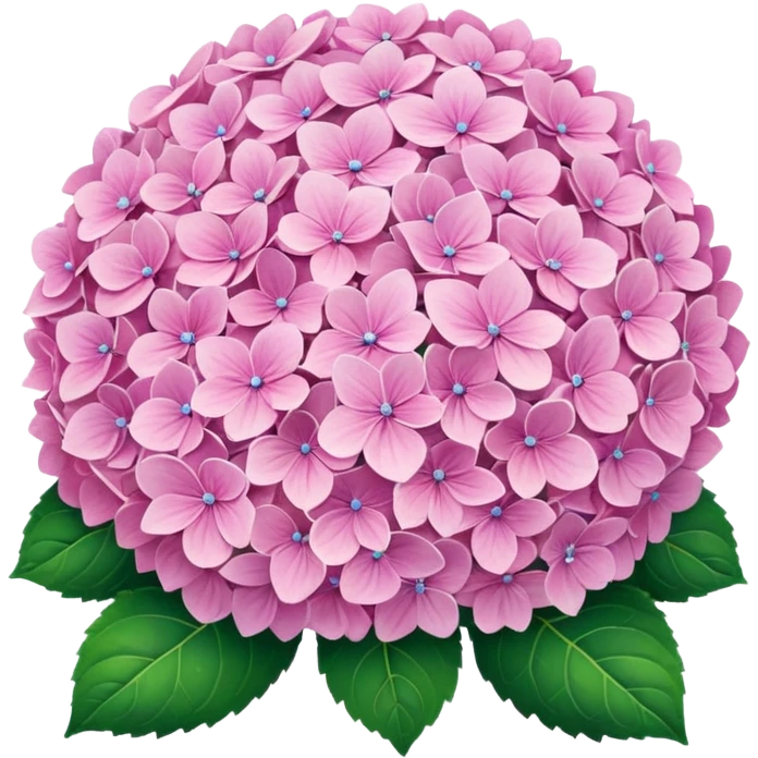 Pink Pastel Aesthetic Hydrangeas emoji