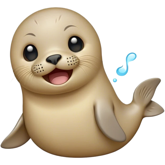 Cinematic Cute Yawning Seal Portrait Emoji, Head tilted slightly with a dramatic, wide-open yawn, showcasing a lustrous, sleek body and half-closed, drowsy eyes exuding cozy contentment, Simplified yet irresistibly adorable features, highly detailed, glowing with a soft, cozy oceanic glow, high shine, relaxed yet expressive, stylized with a dash of whimsical marine charm, soft glowing outline, capturing the essence of a drowsy yet affectionate seal that seems ready to drift out of the screen for a nap! emoji