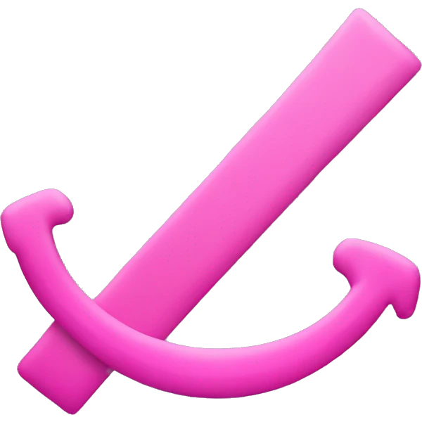Pink amazon prime logo emoji