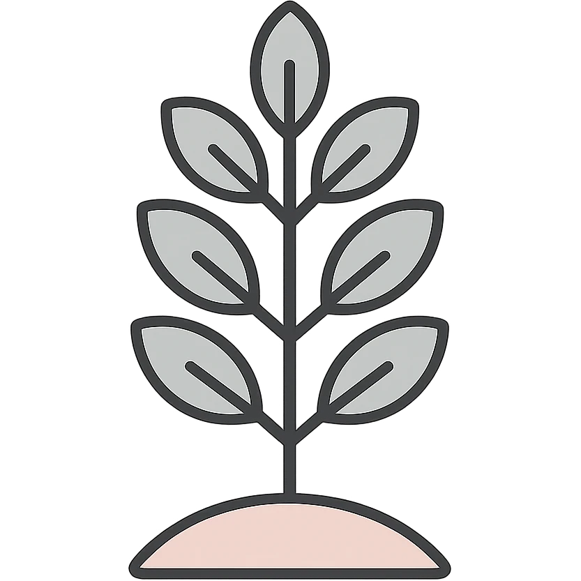 minimal tree growing from the ground, Scandinavian folk art style, minimal, simple shapes, clean lines emoji