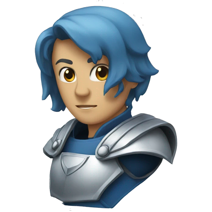 Bouclier bleu emoji