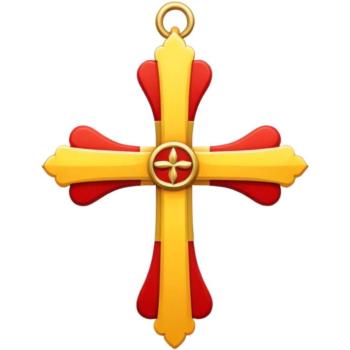 occitanie cross red yellow  emoji