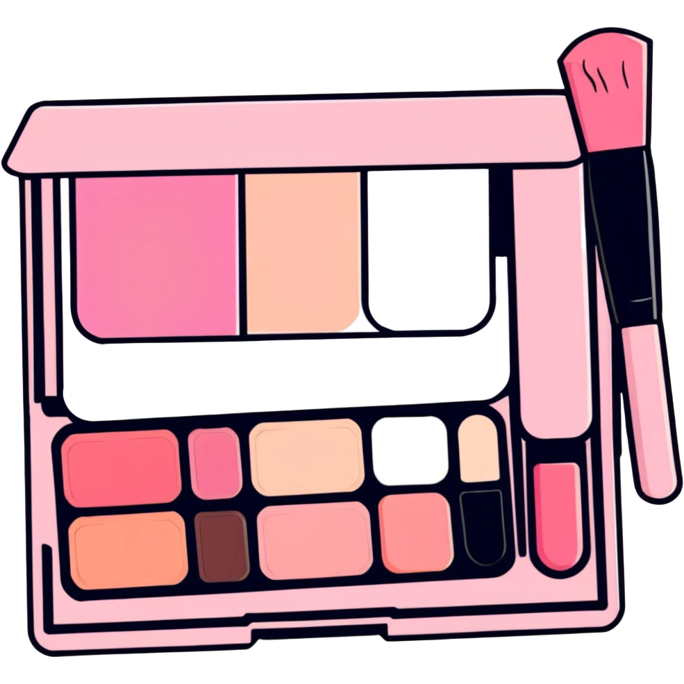 pink makeup palette emoji
