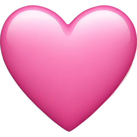 pink heart emoji