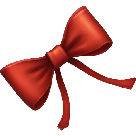 bloody bow emoji