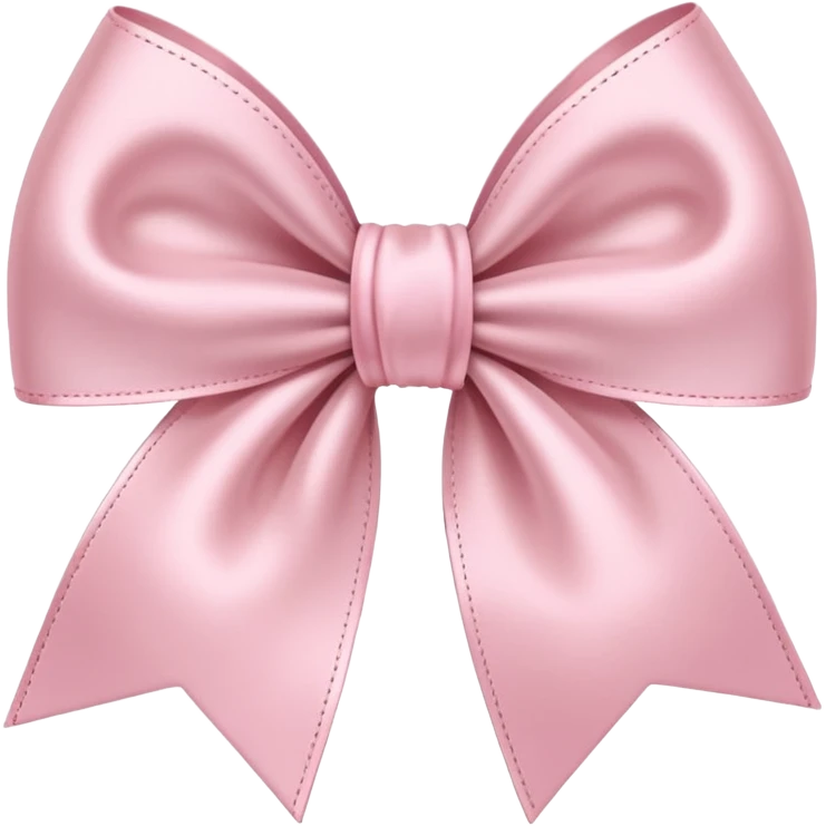 Pale pink ribbon bow emoji
