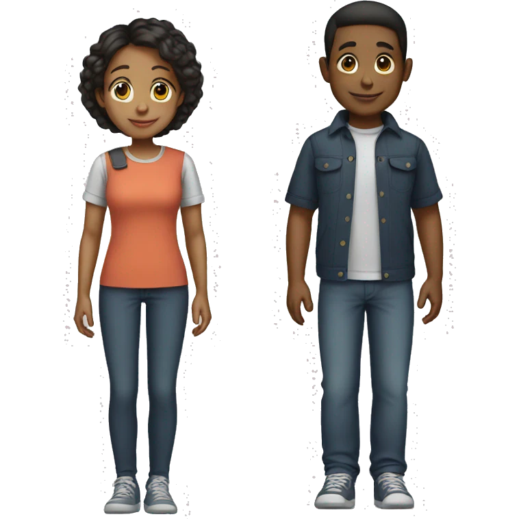 ai boy& girl emoji