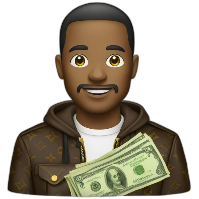 Louis Vuitton money emoji