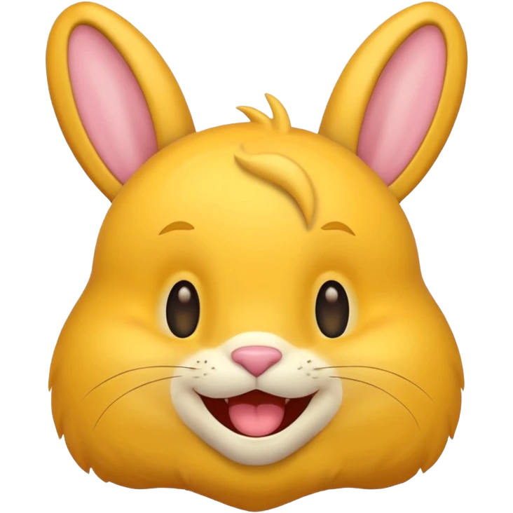 Honey Bunny from Looney Tunes with yellow fur emoji