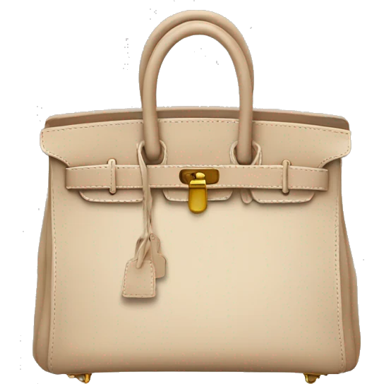 Un Birkin beige  emoji