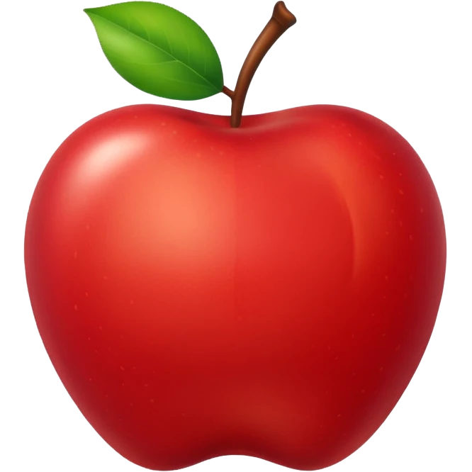 red apple emoji