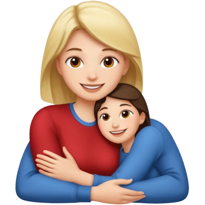 Girl sitting on man face emoji