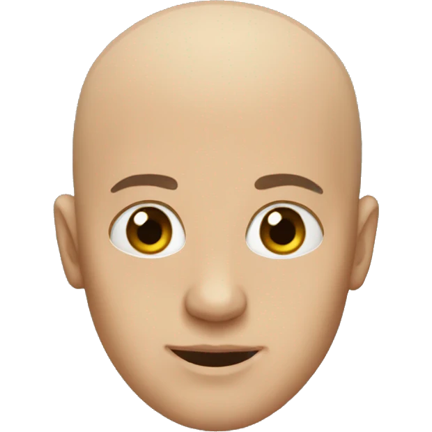Bald emoji