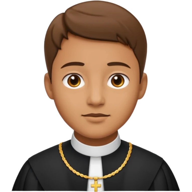The priest who presides over the wedding emoji